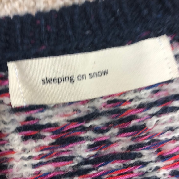 Anthropologie Sleeping On Snow Sweater Poncho - Picture 5 of 8